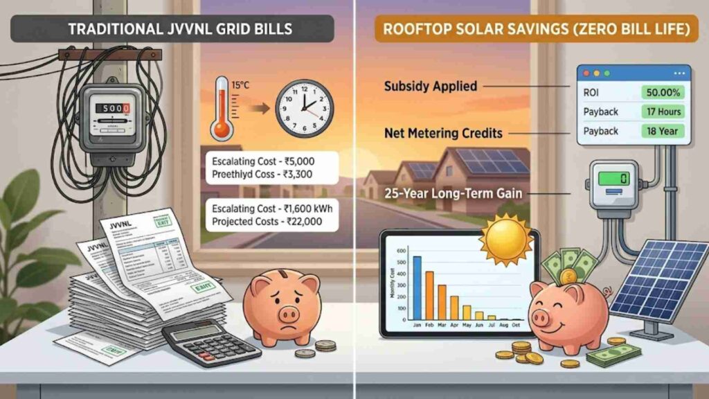 Detailed Financial Breakdown: Solar Savings vs. Traditional Bills