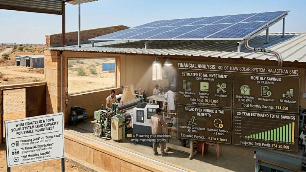 Financial Analysis: ROI of 10kW Solar System Load Capacity for Small Industries