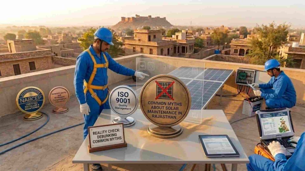 Common Myths About Solar Maintenance in Rajasthan