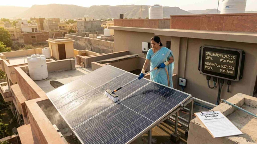 Maintenance Tips for 3BHK Solar Systems in Jaipur