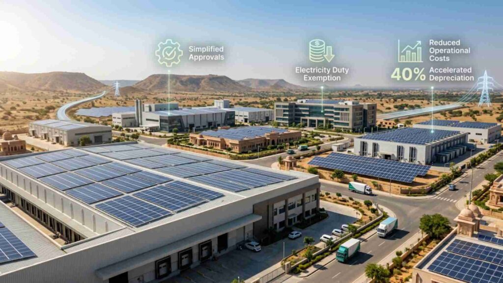 How Rajasthan’s Integrated Clean Energy Policy 2024 Benefits Commercial Power Users