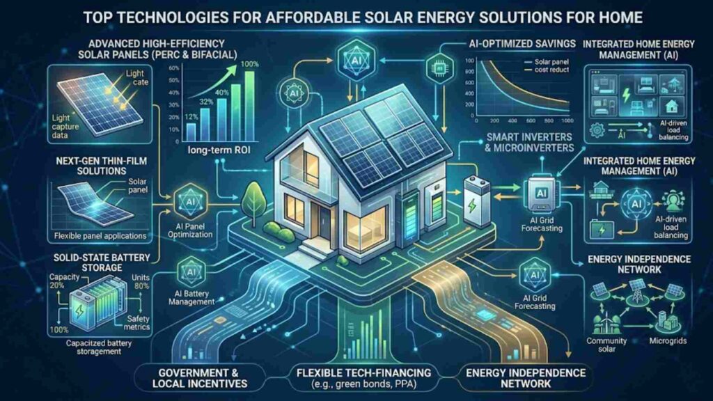 Top Technologies for Affordable Solar Energy Solutions for Home