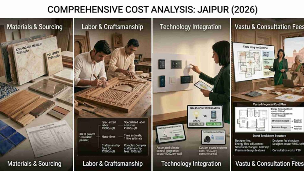 Comprehensive Cost Analysis for Interior Design in Jaipur (2026)
