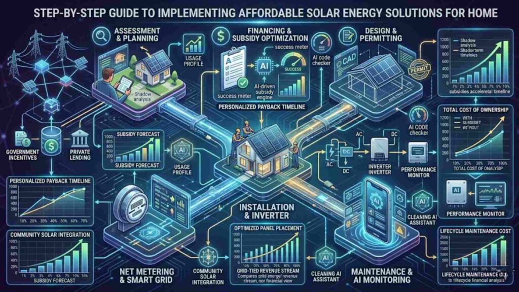 Step-by-Step Guide to Implementing Affordable Solar Energy Solutions for Home