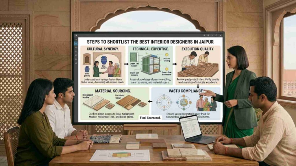 Steps to Shortlist the Best Interior Designers in Jaipur
