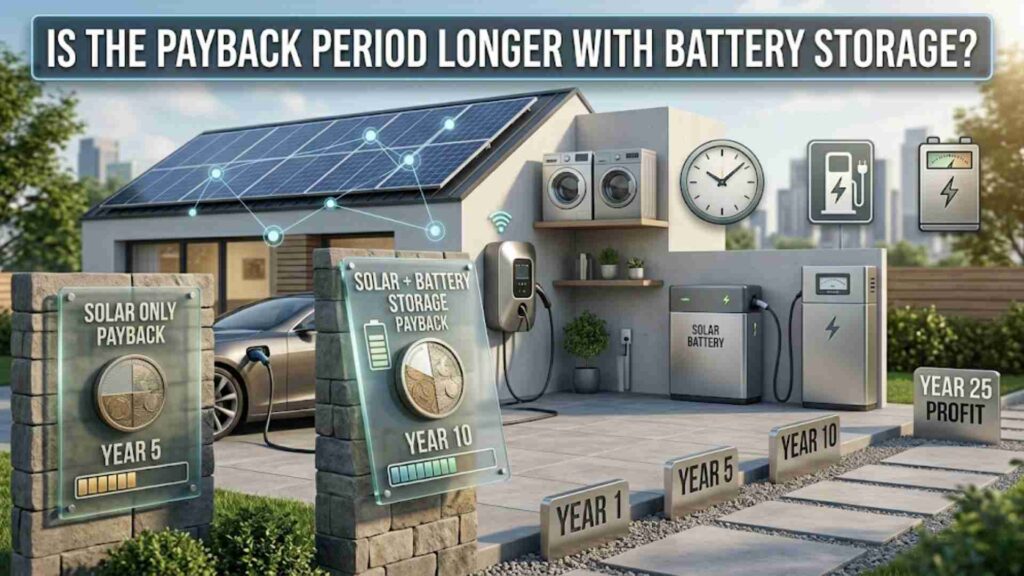 Is the Payback Period Longer with Battery Storage?