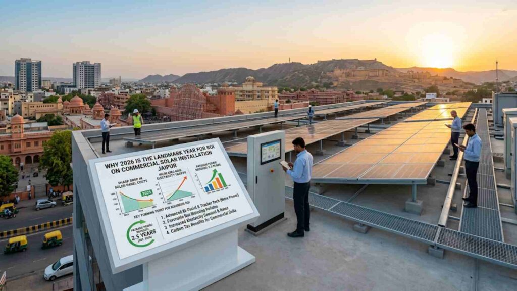 Why 2026 is the Landmark Year for ROI on Commercial Solar Installation Jaipur
