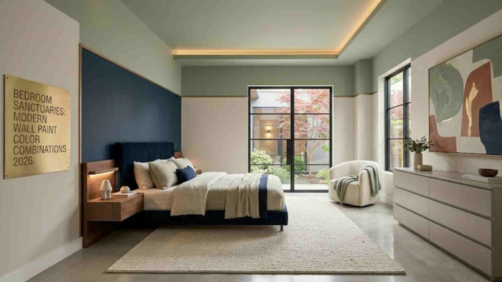 Bedroom Sanctuaries: Modern Wall Paint Color Combinations 2026
