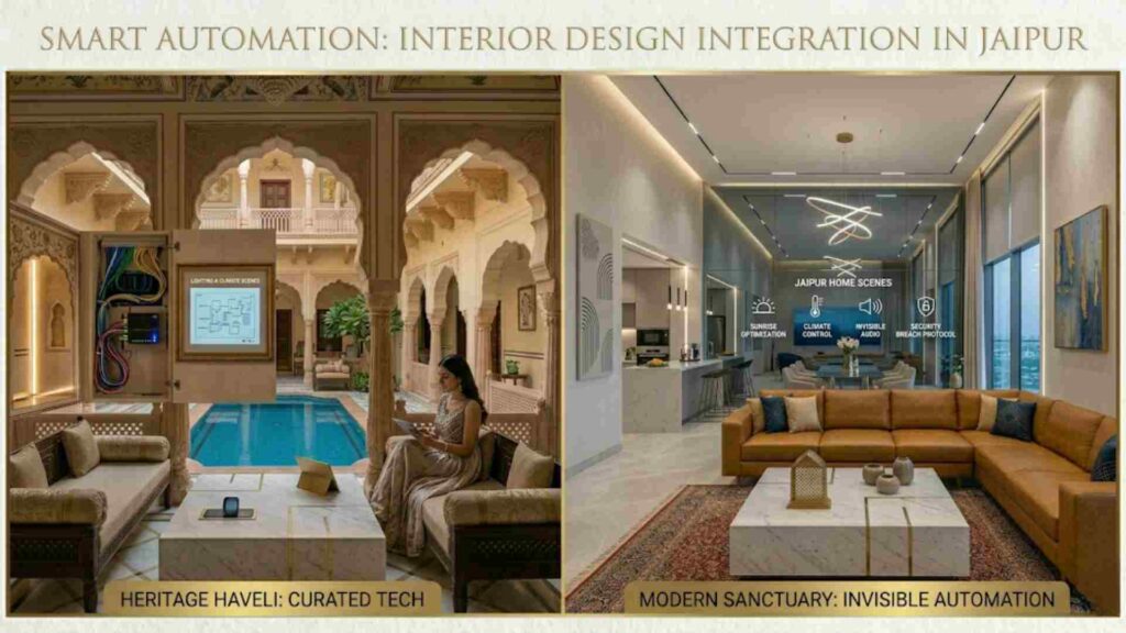 Smart Automation: How Luxury Interior Designers in Jaipur Integrate Smart Home Technology
