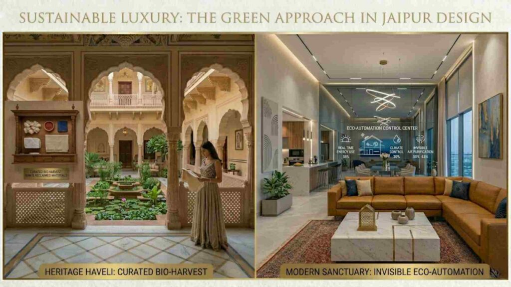 Sustainable Luxury: The Green Approach Shared by Luxury Interior Designers in Jaipur
