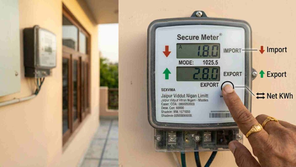 Common Net Meter Displays and Technical Parameters: How to Check Solar Net-Metering Readings