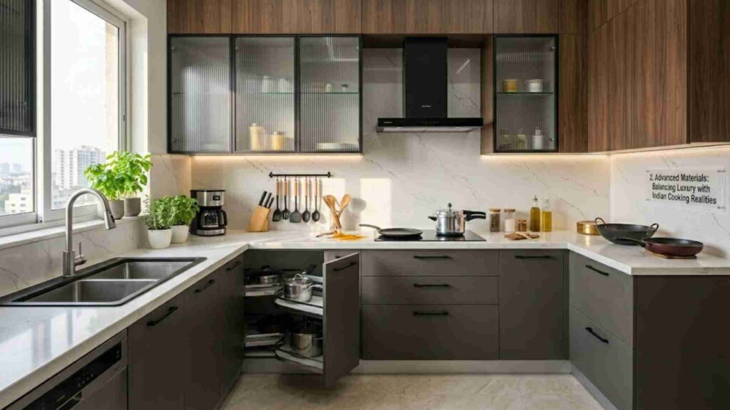Advanced Materials: Balancing Luxury with Indian Cooking Realities
