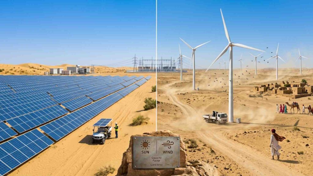 Head-to-Head Comparison: Solar Energy vs Wind Energy for Rajasthan