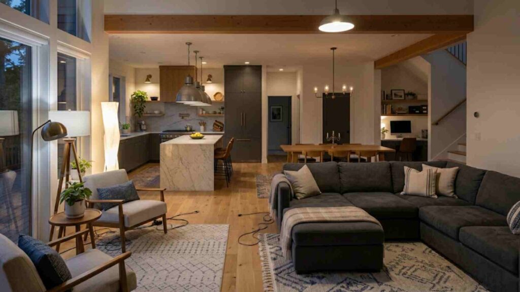Lighting and Scale: Common Open Floor Plan Design Mistakes to Avoid
