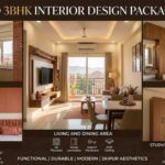 What is Included in a Standard 3BHK Interior Design Package in Jaipur?