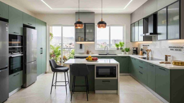 Modern Modular Kitchen Trends in India (2026): Top Colors, Materials & Layouts