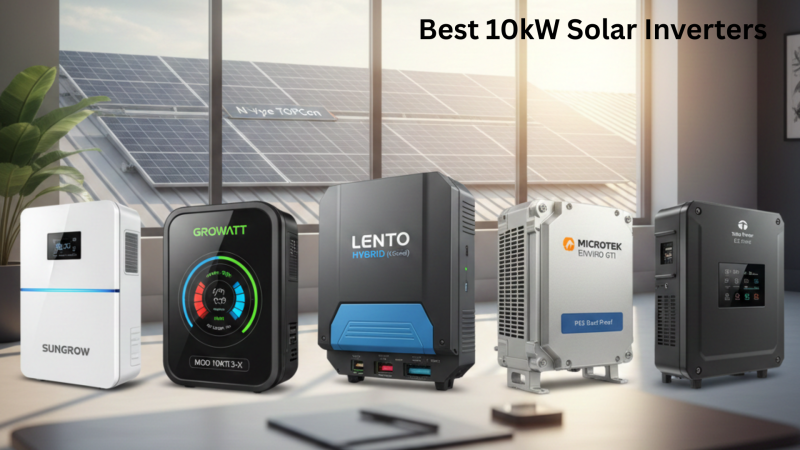 Top 5 Best 10kW Solar Inverters in India 2026: Price, Features & Expert Reviews