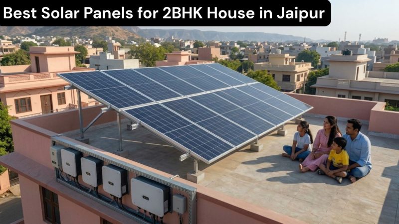 Best Solar Panels for 2BHK House in Jaipur: 2026 Price & Subsidy Guide