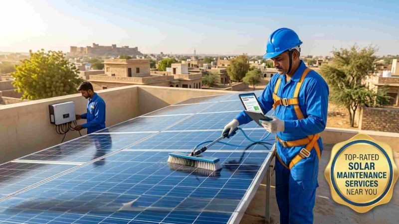 Top-Rated Solar Maintenance Services Near You: How to Choose the Best for Rajasthan’s Climate