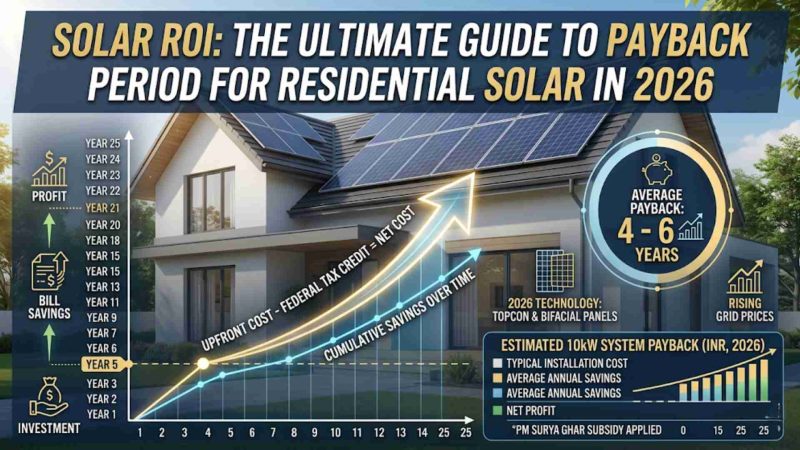 Solar ROI: The Ultimate Guide to Payback Period for Residential Solar in 2026