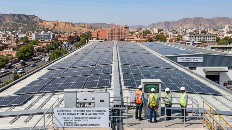 Maximizing ROI: The Ultimate Guide to Commercial Solar Installation in Jaipur (2026)