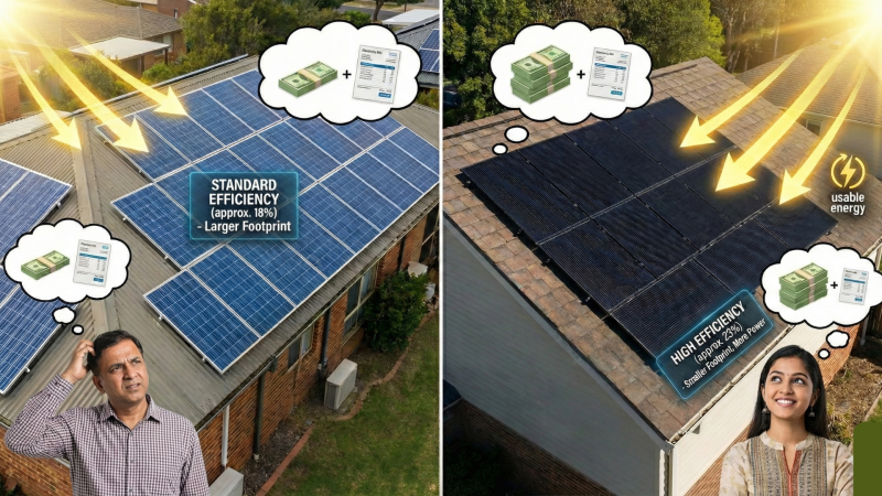 What Does Solar Panel Efficiency Actually Mean for Homeowners?