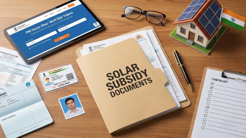 Documents Required for Solar Rooftop Subsidy in India: The Complete Guide
