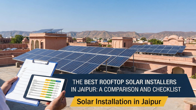 The Best Rooftop Solar Installers in Jaipur: A Comparison and Checklist