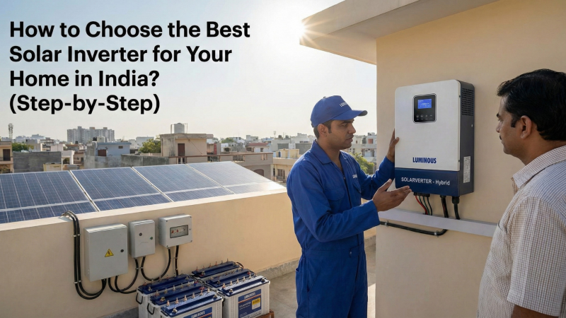How to Choose the Best Solar Inverter for Your Home in India