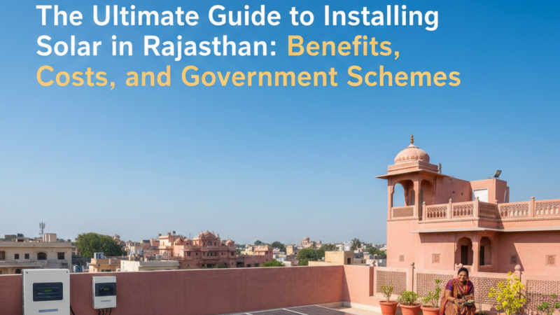 The Ultimate Guide to Installing Solar in Rajasthan: Benefits, Costs, and Government Schemes