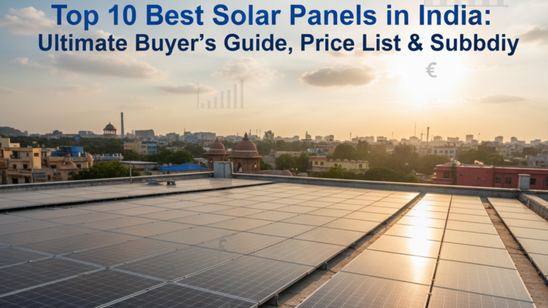 Top 10 Best Solar Panels in India