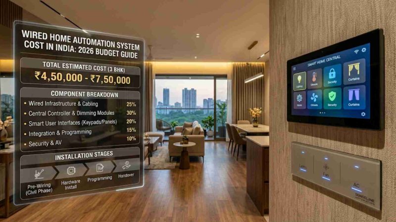 Wired Home Automation System Cost in India: The Ultimate 2026 Budget Guide